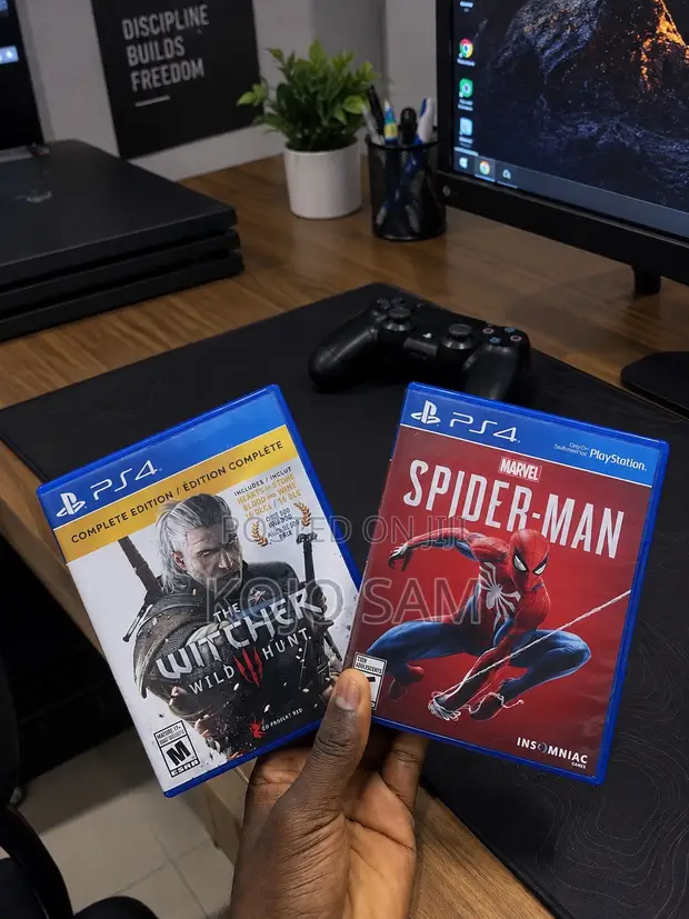 Two PS4 Games: The Witcher 3 - 1