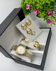 Luxury Watch & Jewelry Set - Gold/Silver - 4