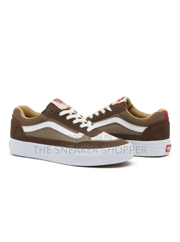 Vans Knu Skool - Brown/Walnut/White - 1