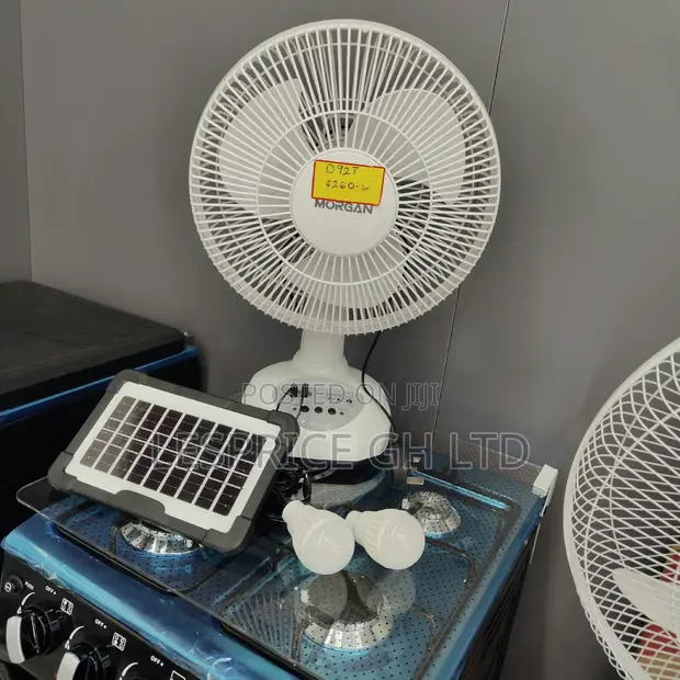 Morgan Rechargeable Solar Fan - Mega Price Drop - 1