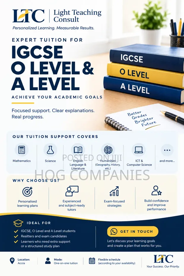 IGCSE O Level & A Level Private Tuition | One-on-One Classes - 1