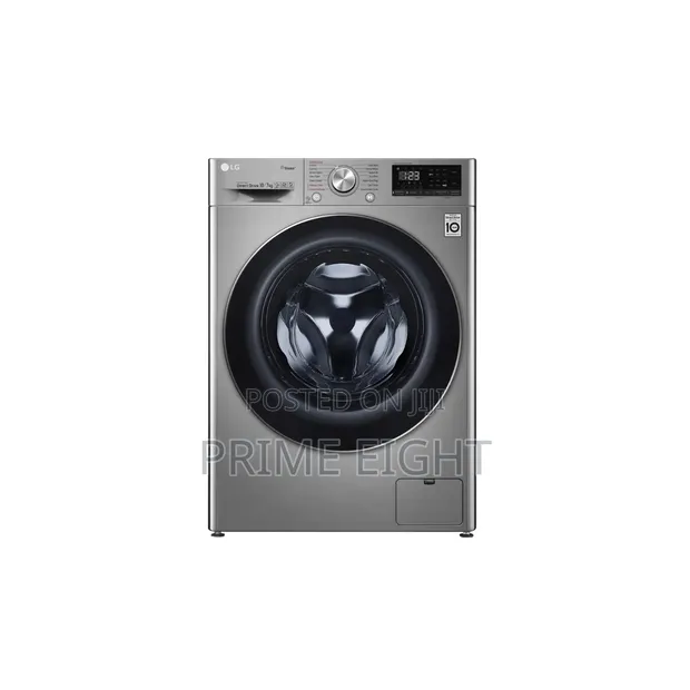 LG 10.5kg/7kg Front Load Washer-Dryer (F4V5RGP2T) - 1