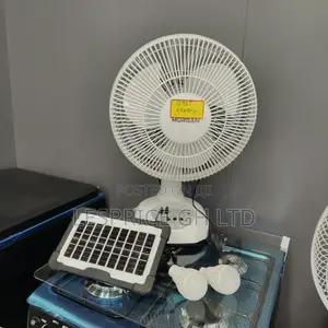 Exclusive Price Cut: Rechargeable Solar Fan with Bulbs