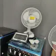 Exclusive Price Cut: Rechargeable Solar Fan with Bulbs - 2