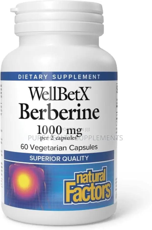 WellBetX Berberine Blood Sugar Balance, 500mg, 60 Veggie Capsules - 1