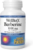 WellBetX Berberine Blood Sugar Balance, 500mg, 60 Veggie Capsules - 1