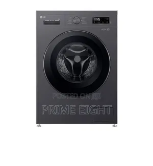 LG 8kg Front Load Washing Machine - Platinum Silver