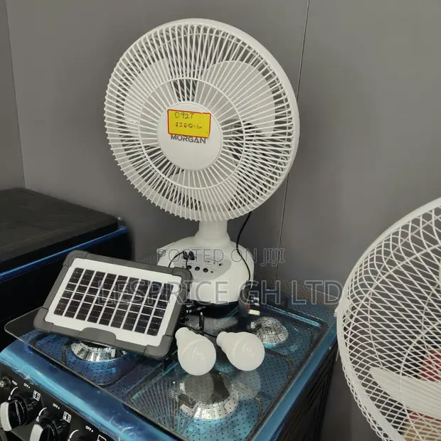 Rechargeable Solar Fan - Energy Saver - 1