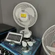 Rechargeable Solar Fan - Energy Saver - 1