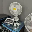 Rechargeable Solar Fan - Energy Saver - 2