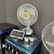 Premium Morgan Rechargeable Solar Fan - 1