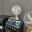 Rechargeable Solar Fan with Panels - 1