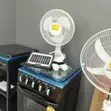 Rechargeable Solar Fan with Panels - 2