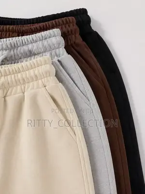 Unisex Cotton Joggers - Free Size