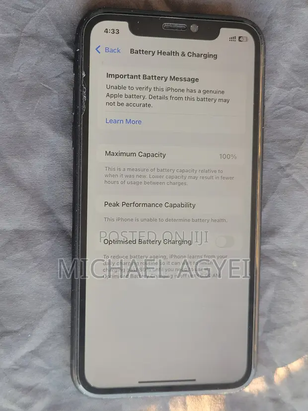 Apple iPhone XR 64GB Black (Face ID Error) - 1