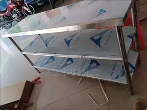 Commercial Stainless Steel 3-Layer Kitchen Table