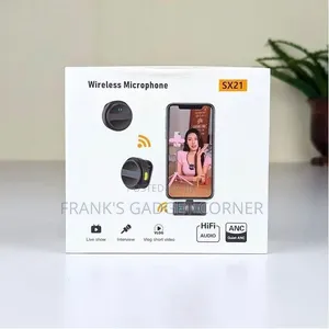SX21 Wireless Microphone Double Mic Set