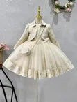 Top Quality Three-Piece Ballgown Dress with Handbag - 2