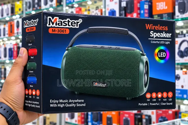 Master M-3061 RGB Wireless Bluetooth Speaker - 1