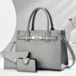 Brand New Large Black Leather Handbag - 5