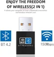 Dual Mode WiFi + Bluetooth Dongle - 2