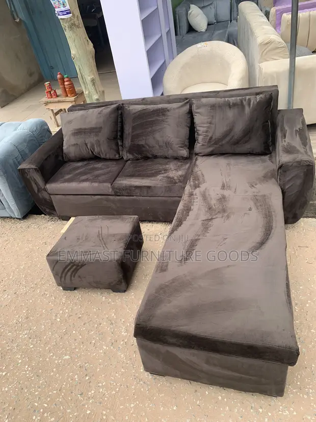 Brand New L-Shape Sofa with Center Table - 1