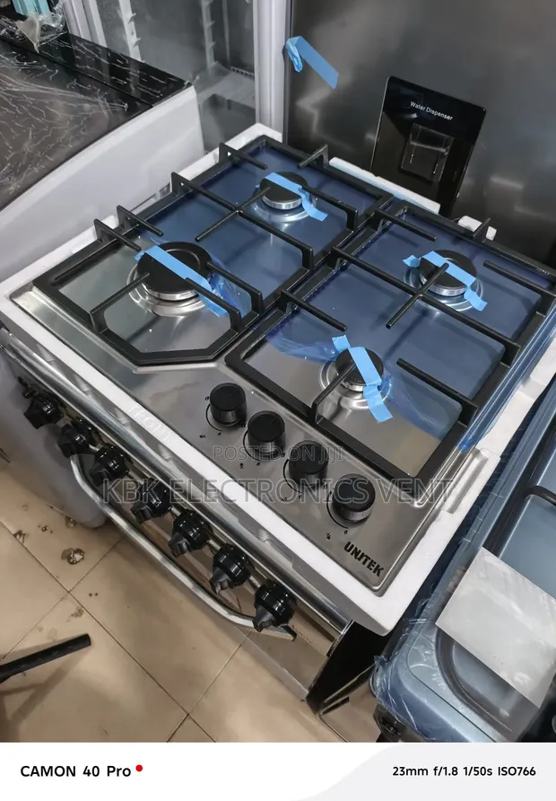 Unitek 60CM Stainless Steel 4-Burner Gas Hob - 1