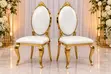Luxury Couple Wedding Chairs for Rent - 3