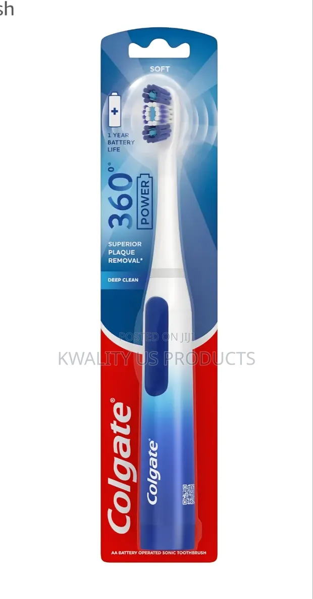 Colgate 360 Sonic Battery-Powered Toothbrush - Soft Bristles - 1