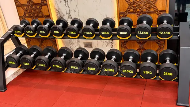 Adjustable Dumbbell Set with Stand (2.5kg-25kg) - 1