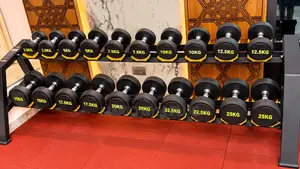 Adjustable Dumbbell Set with Stand (2.5kg-25kg)