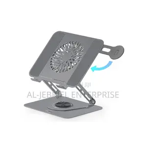 Promate Laptop Cooling Stand with Phone Mount