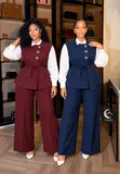 3 Pieces Office Wear Set (Medium to 3XL) - 2