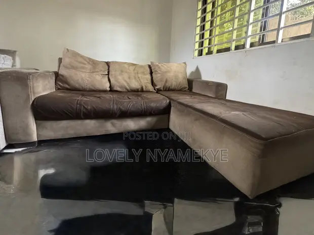 Slightly Used L-Shaped Sofa - 1