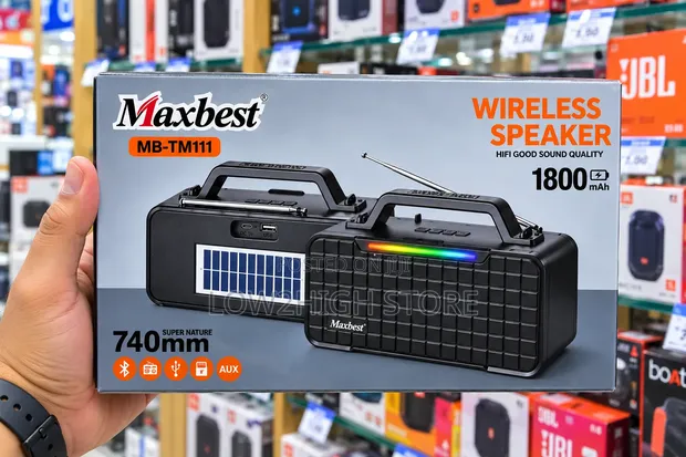 Maxbest MB-TM111 Solar Bluetooth Speaker - 1