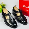 Salvatore Ferragamo Leather Hybrid Shoe-Sandals - 2