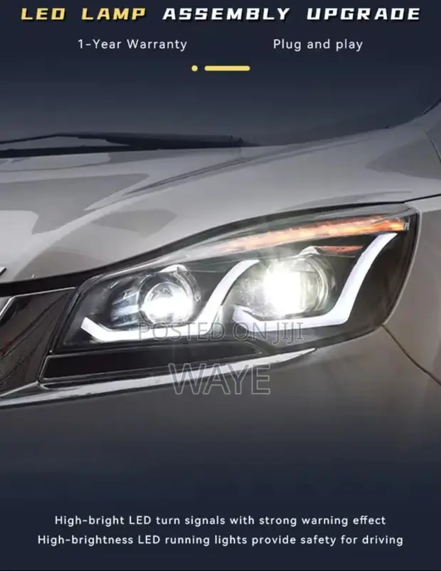 Ford Kuga Escape Headlights - LED Running Lights, Bi-Xenon - 1