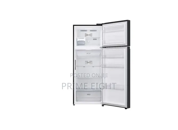 LG GN-F452PFAQ 473L Top-Freezer Refrigerator in Essence Matt Black - 1