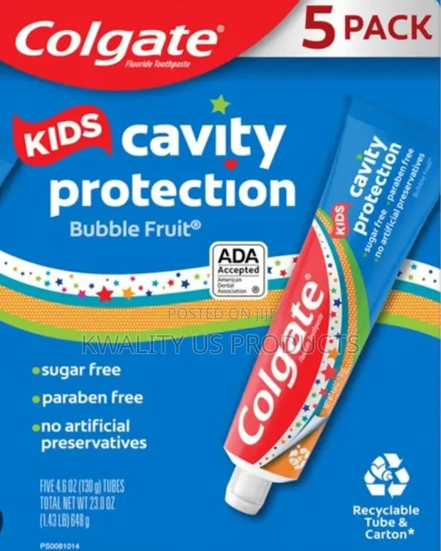 Colgate Kids Cavity Protection Toothpaste - 5 Pack - 1