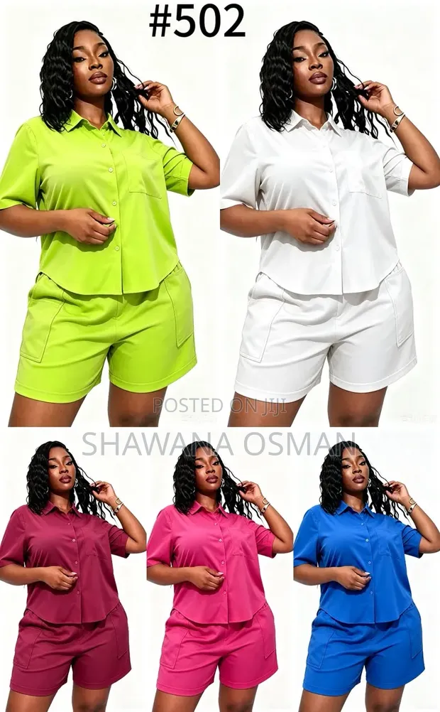 Ladies Two Piece Wear - Cotton, Multi-Colour - 1