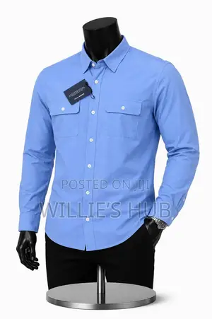 Wool & Co. Men's Double Pocket Dress Shirts
