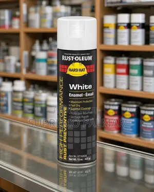Rust-Oleum V2100 Industrial Enamel Spray Paint - White (15oz)