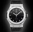 Hublot Classic Fusion Automatic Silver Black Leather - 1