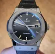 Hublot Classic Fusion Automatic Silver Black Leather - 2