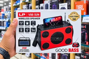 LP V88 SUN 10W Solar Bluetooth Speaker with RGB Lights