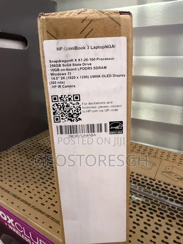 New HP Omnibook Laptop with Snapdragon X Elite, 16GB RAM, 256GB SSD - 1