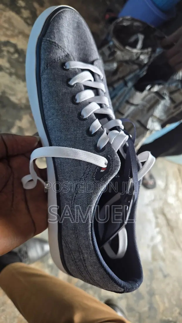Tommy Hilfiger Harlem Core II Chambray Low Top Trainers - 1