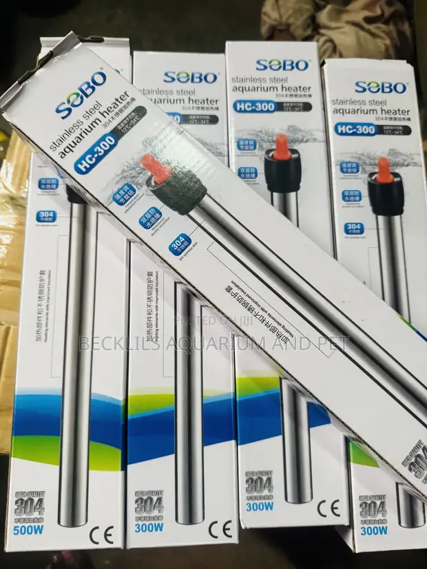Stainless Steel Aquarium and Pond Heaters (300 Watts) - 1