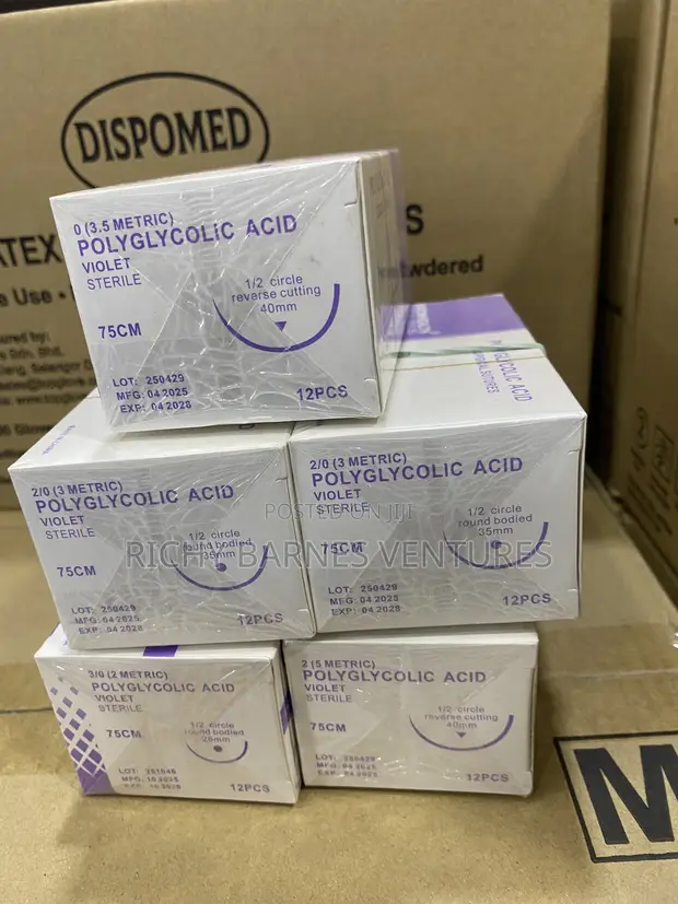 Polyglycolic Acid Surgical Sutures - 1