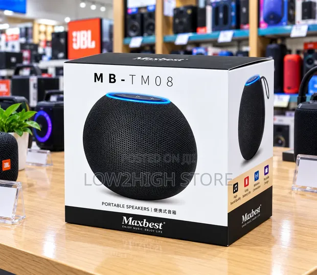 Maxbest MB-TM08 16W Deep Bass RGB Bluetooth Speaker - 1